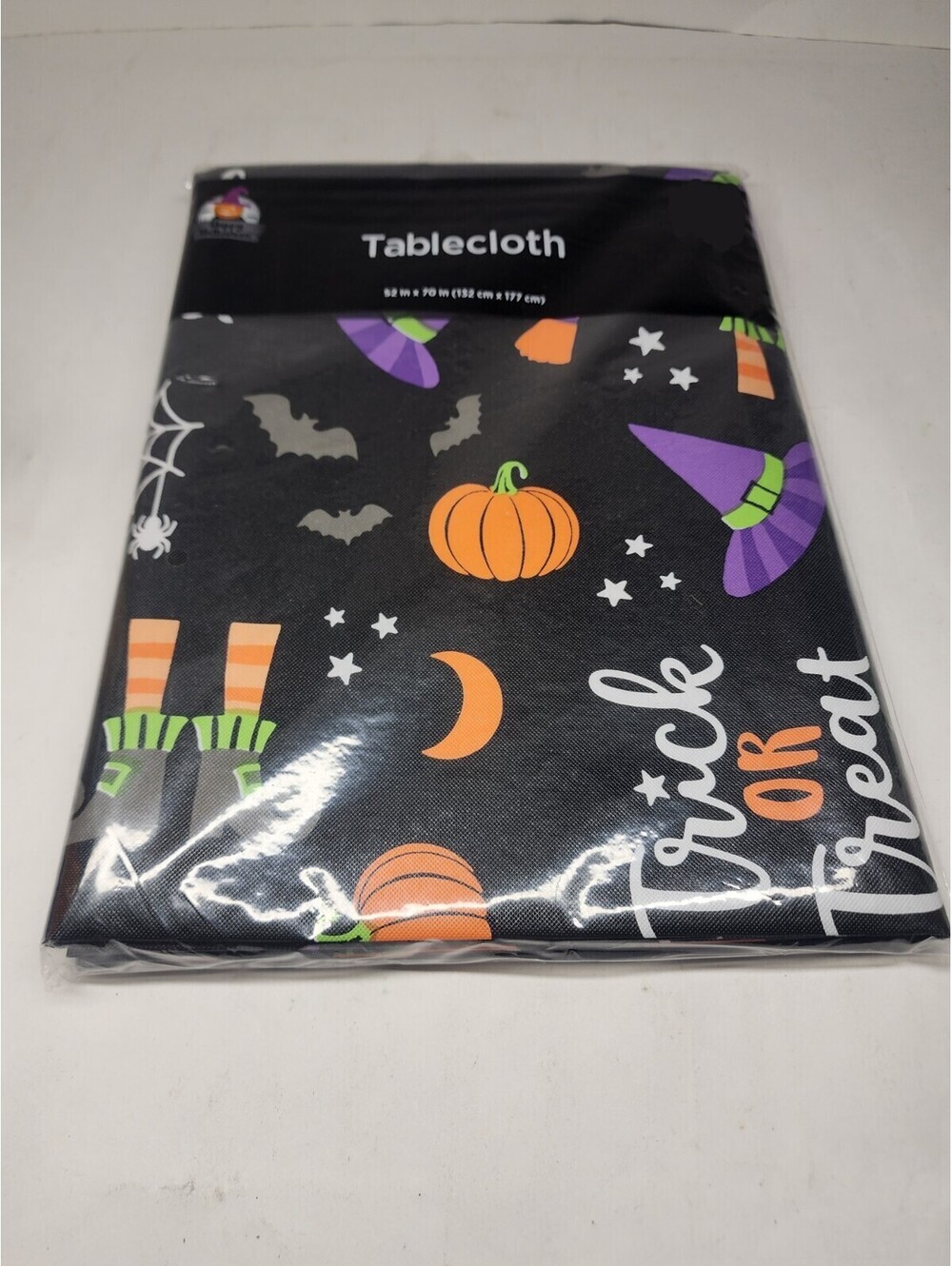 Happy Halloween Vinyl Tablecloth Halloween trick or treat Rectangle 52X70